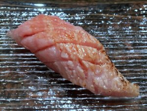 #11 Aged Kinmedai Golden eye snapper / Cut to fillet Japanese fish /  Sushi Japanese food 
